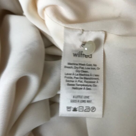 ARITZIA Wilfred  Boho Sheer Flowing Paisley Print Mini Dress Size XS - Picture 7 of 8